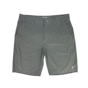 Eddie Bauer Flexion Amphib Shorts Men’s 34 Grey Hiking